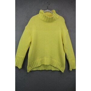 Philosophy Long Sleeve Mock Neck Yellow Sweater-Size Large-Very Soft